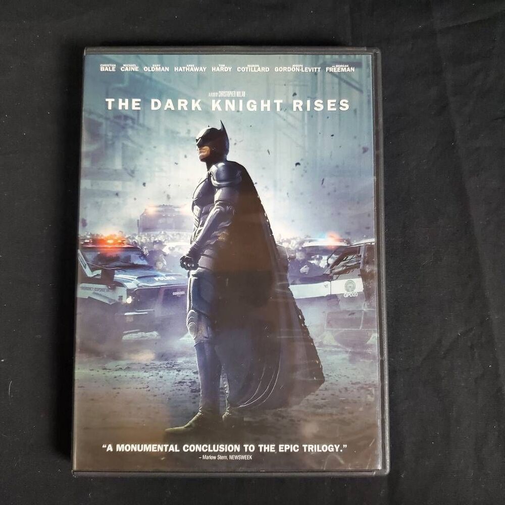 The Dark Knight Rises DVD Christian Bale Batman Final Chapter